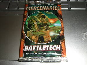 バトルテックTCG【MERCENARIES】★ブースターパック★新品未開封パック　BATTLETECH