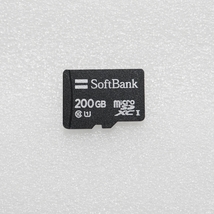 ■ microSDXC 200GB ■ 動作品 フォーマット済 ジャンク扱い microsd U1 CLASS 10 UHS-I / C073_画像1