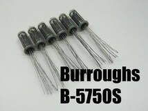 ★☆（管NX005） 国産ニキシー管 Burroughs B-5750S 6本セット / NOS Nixie Tubes 6pcs☆★_画像1