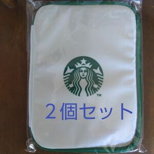 スターバックス　2024 福袋　リバーシブル　マルチケース　CD DVD タブレットケース　スタバ　雑貨　小物　2個セット