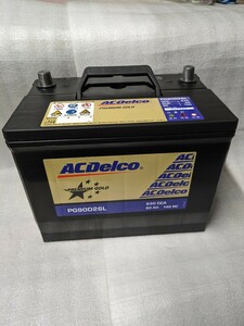 ACデルコ プレミアムゴ−ルドバッテリー　中古品　充電制御車対応　90D26L