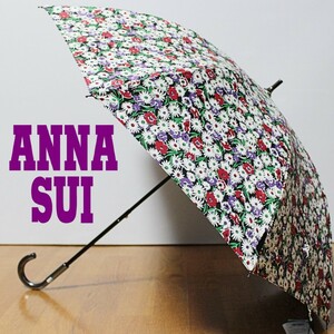  new goods Anna Sui small flower total pattern shade *UV..*.. function at hand flexible . rain combined use Short umbrella K3421