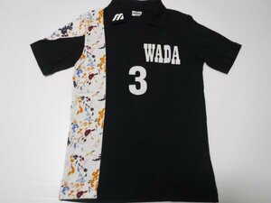 ミズノMIZUNO★WADA＃3★黒バレーボールウエア★S