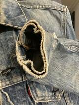 levi's リーバイス　ビンテージ　70505 3rm デニムジャケット トラッカージャケット ケアタグ　アメカジ　古着　メンズ　スモールe_画像7