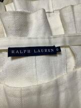 RALPHLAUREN ラルフローレン　プリーツスカート　ミニスカート　リネンスカート　セレクト　レディース　ミセス　古着_画像3