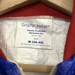 GRAPHIC JACKET グラフィックジャケット ペーパージャケット ビンテージ 90's 80's 古着 ストリート アウターの画像3