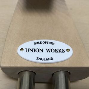 廃盤 「UNION WORKS ユニオンワークス」 オリジナルシューツリー UK LIME Shoe Trees ライム材 ツインチューブ仕様 イングランド・メイドの画像5