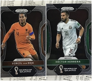 ★ファン・ダイク 2022 Panini prizm Qatar 2022 ワールドカップ オランダ ＆ おまけ 2点セット　