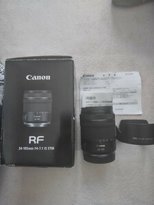 CANON RF24-105mm F4-7.1 IS STM ズームレンズ　中古　美品