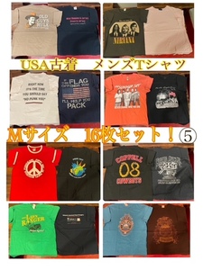 ★SET-139★USA古着★メンズ半袖 プリントTシャツ M サイズ 16枚セット ⑤★卸 仕入れ 大量 お得 フリマ