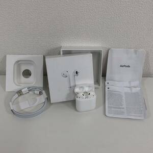 Z※ Apple アップル AirPods 第二世代 MV7N2J/A A2032 A2031 A1602 Apple アップル エアポッズ ワイヤレス イヤホン 傷 汚れ シミ有り