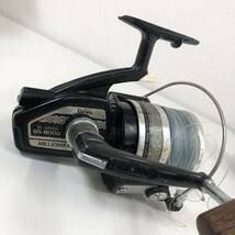 Z※ DAIWA ダイワ ミリオンマックス GS-8000 スピニングリール オムリンピック ファイター 160 リール セット 糸巻き済み 傷 汚れ 有り_画像2