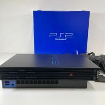 Z◎ SONY ソニー PlayStation 2 プレステ2 プレイステーション2 SCPH-10000 ブラック キズ汚れ有り_画像5