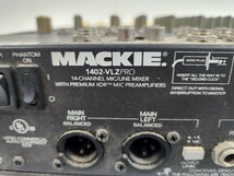 W☆ MACKIE ラインミキサー 1402-VLZ Pro 現状品 動作未確認_画像6