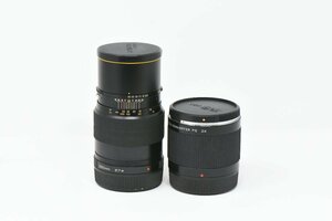 BRONICA ZENZANON-S 250mm f/5.6 & TELE-CONVERTER PS 2X ※通電確認済み、現状品