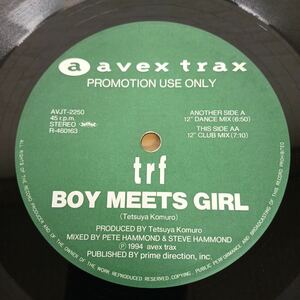 trf HYPER MIX BOY MEETS GIRL 45RPM 見本盤 【管5】