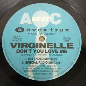 VIRGINELLE /VITO DON'T YOU LOVE ME /LIVIN' IN AMERICA 45RPM 見本盤【管5】　