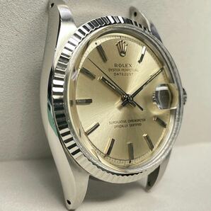 売り切りOH済 ROLEX DATEJUST 1601 文字盤針傷変色あり 分解掃除済み Cal 1570 本体のみ ハック無し ロレックス デイトジャストの画像2