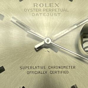 売り切りOH済 ROLEX DATEJUST 1601 文字盤針傷変色あり 分解掃除済み Cal 1570 本体のみ ハック無し ロレックス デイトジャストの画像7