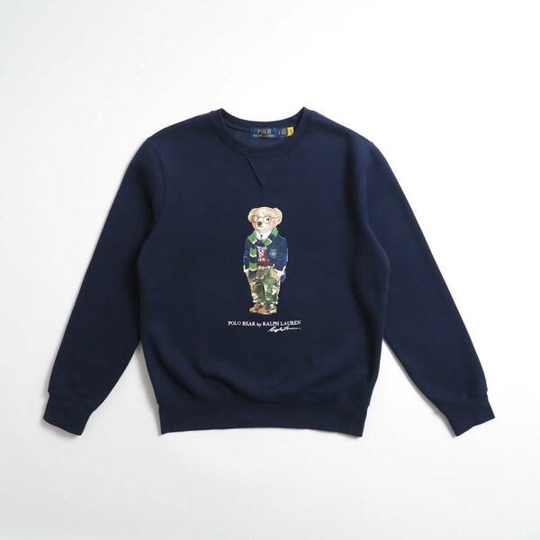 ラルフローレン　Ralph Lauren　スウェット　トレーナー　ネイビー　ポロベア　美品　メンズ