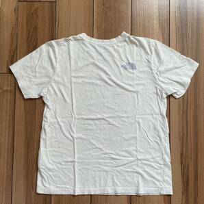 THE NORTH FACE ショートスリーブ 半袖Tシャツ レディースM USサイズ オフホワイト 送料無料 ザノースフェイスの画像3