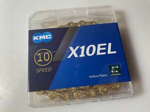 KMC X10EL 10スピード ロード マウンテンバイク チェーン 10S 10speed ゴールド 金