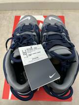 US9.5 27.5cm 未使用品 NIKE AIR MORE UPTEMPO COOL GREY ＆ MIDNIGHT NAVY 921948-003 ナイキ エア モア アップテンポ クールグレー_画像3