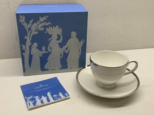 未使用品 WEDGWOOD ウェッジウッド　スターリング　ティーカップ&ソーサー　箱付き