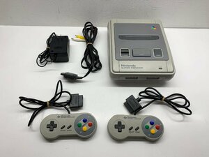 【動作確認OK】任天堂 Nintendo スーパーファミコン 本体 SHVC-001 コントローラー ２個 電源コード AVケーブル