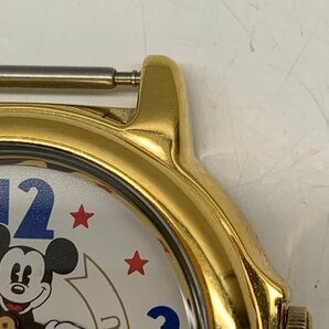 【稼働品】ローラス LORUS ディズニー ミッキーマウス V421-0020 ホワイト文字盤 クォーツ腕時計 QZ 電池交換済みの画像2