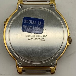 【稼働品】ローラス LORUS ディズニー ミッキーマウス V421-0020 ホワイト文字盤 クォーツ腕時計 QZ 電池交換済みの画像9