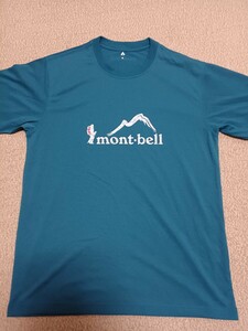 モンベル　mont-bell 半袖Tシャツ Tシャツ　M　正規品　ポリエステル100% 速乾　軽量　アウトドア　山登り　登山　トレラン　トレイル