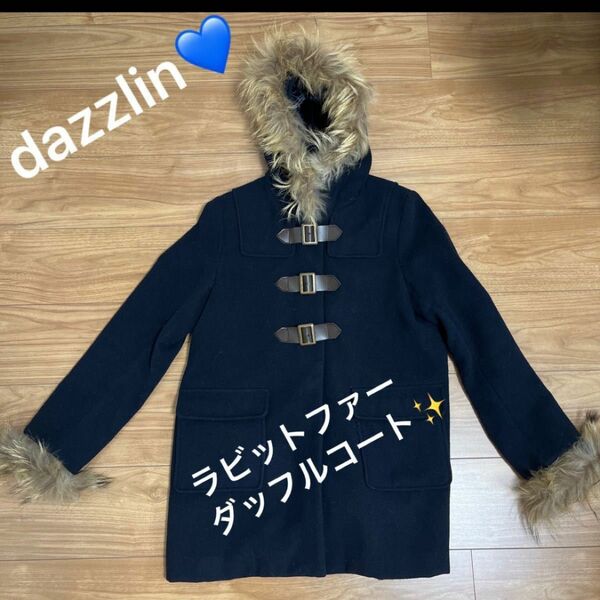 dazzlin ダッフルコート　ネイビー