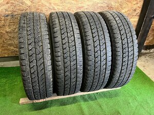 195/75R15 109/107L LT BRIDGESTONE BLIZZAK W979 2022年製 バリ山 スタッドレスタイヤ 4本セット K