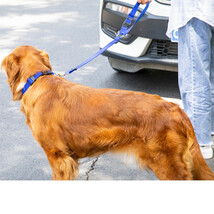 犬 シートベルト ハーネス リード 車 ペット ドライブ 車内 犬用 ヘッドレスト 大型犬 小型犬　02ka_画像3