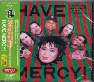 即決74TW【HAVE MERCY（武道館ライヴ！） / 忌野清志郎＜生産限定盤＞音の良いリマスター盤！】未開封/新品