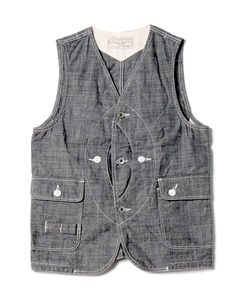 HOUSTON 日本 ベスト vest グレー gray grey メンズ m サイズ 無地 ヒューストン 古着 アメリカ size グレイ ヴェスト trade mark