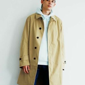 美品 ユナイテッドアローズ green label relaxing ベージュ コート 無地 通勤 サイズ M united arrows ステンカラー ビジネス 32251392352の画像1