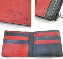 Rotar NOTE STUDS WALLET 二つ折りレザー財布★rt1379004_画像6