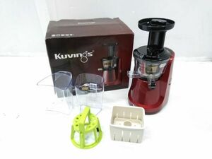 ♪Kuvings クビンス サイレントジューサー石臼方式 低速圧搾 NS-993PSM キッチン用品 調理器具 元箱付き E030714B @140♪