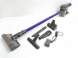 ▲ dyson ダイソン コードレスクリーナー SV09 V6 サイクロン掃除機 本体 充電器/ツール付き 0320D-6 @140 ▲