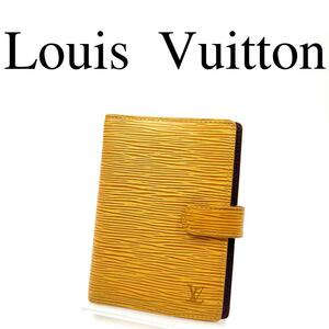 Louis Vuitton ルイヴィトン エピ イエロー系 素材 アジェンダPM