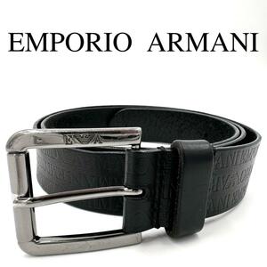 EMPORIO ARMANI エンポリオアルマーニ ベルト ロゴバックル レザー