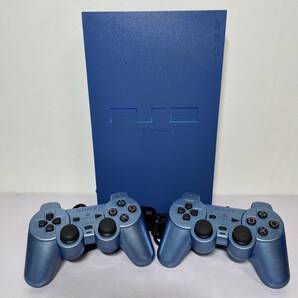 ★SCPH-39000 TBトイザらス限定 トイズブルー ★ Sony Playstation 2 PS2 Toys R Us Blue【Japan Limited Edition Console/Controllers】の画像1