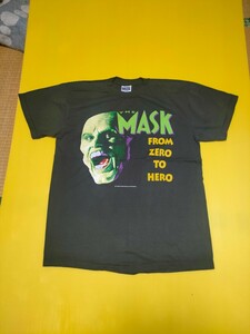 USA製 映画mask マスク　サイズL believe ビリーブ　marilyn manson NIRVANA ¥1スタ BJORK パルプ・フィクション BJORK MASK Tシャツ