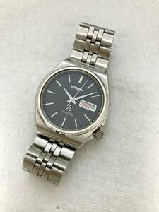 セイコー クオーツ シルバーウェーブ メンズサイズ 実働 中古品 アンティーク SEIKOブレス付き SEIKO QUARTZ 