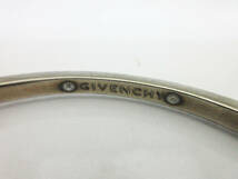 KS926【バングル】ジバンシー GIVENCHY★ラインストーン★腕回り 17cm★幅 4mm★ジバンシイ ジバンシィ ブレスレット★中古★_画像9