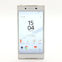 Xperia Z5 SOV32 シルバー 32GB スマホ au 判定〇 #9801_画像1