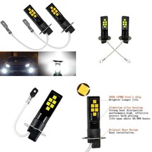 ◆送料無料◆ LEDフォグ 12SMD 12V H3 6500K 3030SMDチップ LEDフォグランプ LEDバルブ 2個セット_画像6