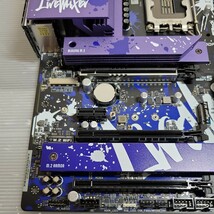 極美品 ASRock Z790 LiveMixer/ATXマザーボード/(LGA1700)INTEL第12,3世代CPU対応/DDR5 BIOS起動確認済 _画像4